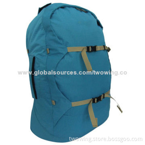 Hiking backpack with 210D Ripstop fabric, two way use, shoulder strap could be hidden